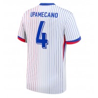 Camiseta Francia Dayot Upamecano #4 Visitante Equipación Eurocopa 2024 manga corta